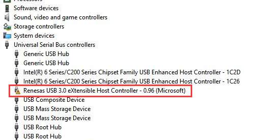 via usb extensible host controller windows 7
